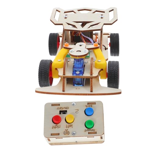 KICHOUSE Stem Rennwagen Bausatz Fernsteuerung und Lenkfunktion DIY Modellauto für Fördert Technikverständnis Kreativität und Logisches Denken Leicht und Tragbar für Drinnen und Draußen KICHOUSE Stem Rennwagen Bausatz Fernsteuerung und Lenkfunktion DIY Modellauto für Fördert Technikverständnis Kreativität und Logisches Denken Leicht und Tragbar für Drinnen und Draußen von KICHOUSE