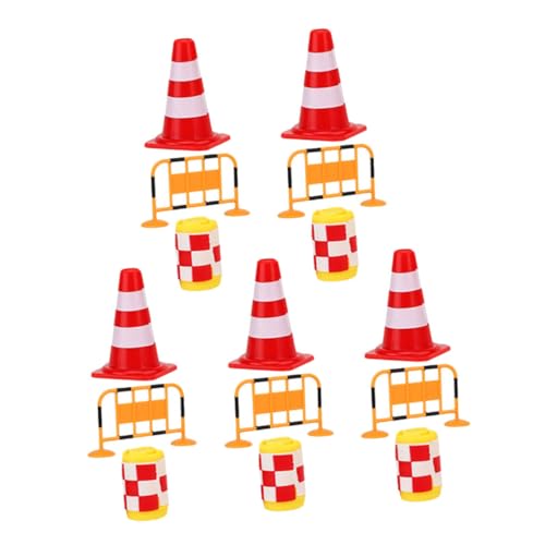 KICHOUSE Teiliges Verkehrszeichen mit Roten Verkehrskegeln Orangen Absperrgittern und Gelben Schutztonnen Realistisches Lernspielzeug für Verkehrsregel Erkennung und Spielerischen KICHOUSE Teiliges Verkehrszeichen mit Roten Verkehrskegeln Orangen Absperrgittern und Gelben Schutztonnen Realistisches Lernspielzeug für Verkehrsregel Erkennung und Spielerischen von KICHOUSE
