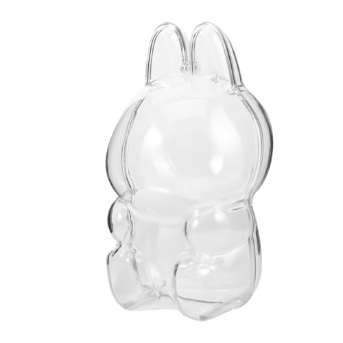 KICHOUSE Transparente Vitrine Vitrine Tasche Miniatur Aufbewahrungskoffer Aufbewahrungskoffer Für Handarbeiten Transparente Vitrine Für Puppen Mini Vitrinentasche Figurenhalter von KICHOUSE