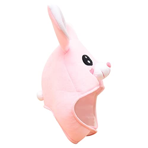 KICHOUSE Plüsch Hase Üsch Kaninchen Hut Für Cosplay Und Festlichkeiten Lustiger Bunny Hut Für Karneval Ostern Und Fotorequisiten Mit Ohren Und Ganzheitliches Design Witzige Kopfbedeckung von KICHOUSE