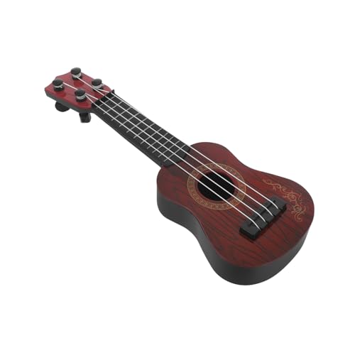 Kindergitarrenspielzeug Kindergitarrenspielzeug Realistische Gitarrenfigur Gitarrenreplik Modellgitarre Lernspielzeug Kindermusikspielzeug Übungsgitarrensimulation KICHOUSE von KICHOUSE