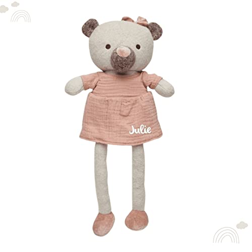 KIDSLINO Kuscheltier Bär Julie rosa, Geschenk zur Geburt, Geburtstagsgeschenk Mädchen, personalisierbar KIDSLINO Kuscheltier Bär Julie rosa, Geschenk zur Geburt, Geburtstagsgeschenk Mädchen, personalisierbar von KIDSLINO