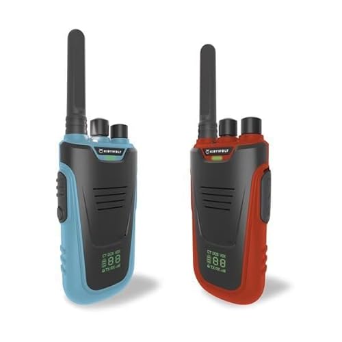 KIDYWOLF Walkie-Talkies mit Taschenlampe blau/rot von KIDYWOLF