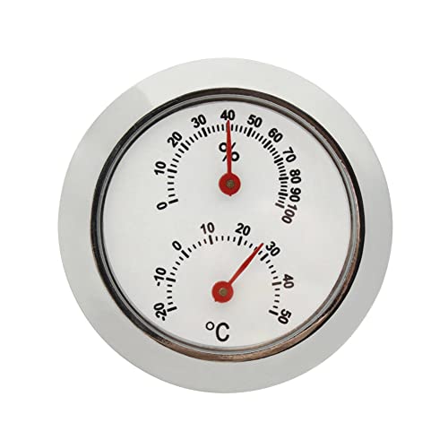 KIKAPA Rundes Mini-Hygrometer Thermometer und Trockenthermometer für Gitarre Thermometer für Violine von KIKAPA