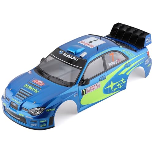 KILLER BODY Karosserie Subaru Impreza WRC 2007 blau lackiert 195mm RTU von KILLER BODY