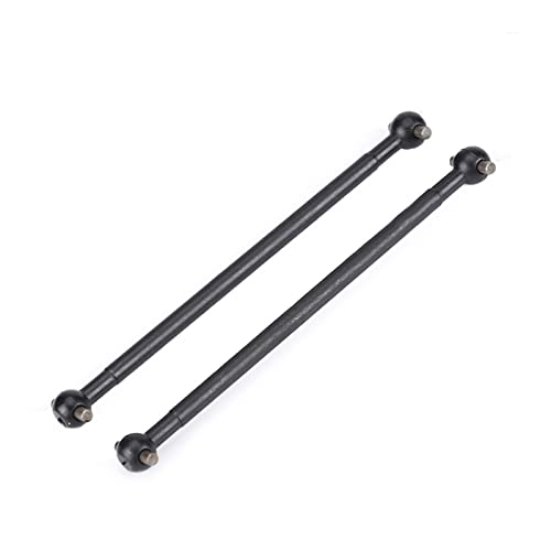 Albero Trasmission Riebswelle 1/10 97,2 Mm Metall-Hundeknochen-Antriebswelle für HIMOTO E10MTL E10MT E10BP RC-Car Im Maßstab 1/10, Schwarz (31606BL schwarz) von KIMISS