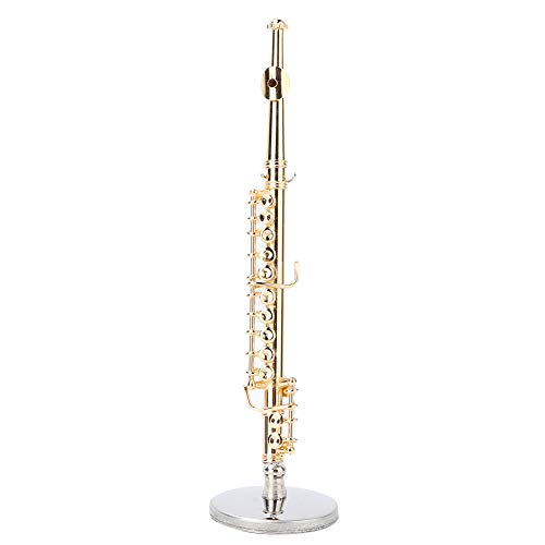 Elegante 11 cm Große Goldflöte – Hochwertiges Musikinstrument, für Anfänger und Profis, Geeignet für Band-, Orchester- und Soloauftritte von KIMISS