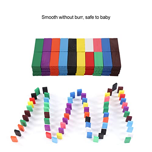KIMISS 100-teiliges Baby-E-onales Holzspielzeug-Set, Blockbauspiel – Lustiges und Interessantes Kiefernholz-Lernspielzeug für von KIMISS