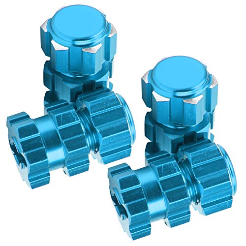 KIMISS 17 Mm Langlebige RC-Muttern, Verzahnte Radnaben, Sechskant-Adapter, Verlängerung, Räder, Reifen, Kombinierer für Auto MAXX, Rot, Passend für 1 10 (Blue) von KIMISS