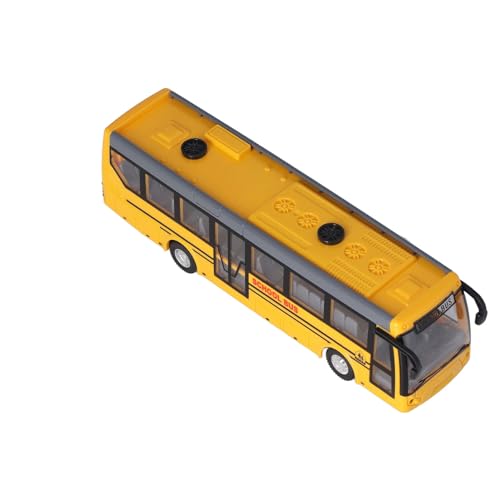 KIMISS Ferngesteuertes Busspielzeug – Wiederaufladbares, Realistisches RC-Schulbusspielzeug für Alle Richtungen | Ideal für die Motorische Entwicklung von Kindern (YELLOW) von KIMISS