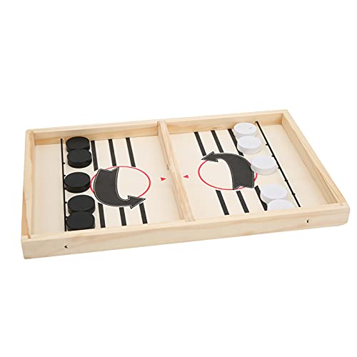 KIMISS Lustiges Air-Hockey-Brettspiel für die Ganze Familie – Interaktives Spiel mit Schnippenden Dame- und EIS-Pong-Spielen – für Elternbindung, Indoor-Unterhaltung und von KIMISS