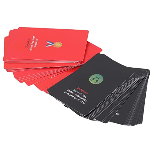 KIMISS Pärchen-Kartenspiel – Tragbares, Lustiges Englisches Kartenspiel Bereicherung Persönlicher Beziehungen: Perfekt für Urlaubspartys von KIMISS