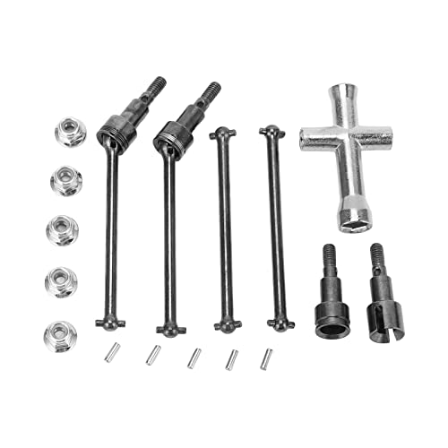 KIMISS Rc Carriebswelle 1 16 Fuuy Rc Car Ersatzteile Rcont Rear Drive Shaft Set Stahl Cvd Antriebswelle Für Scy 16101 16102 16103 16201Pro 1 16 Rc Car von KIMISS