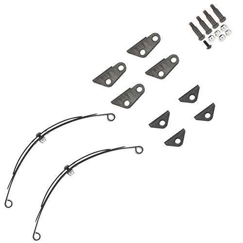 Stahlblatt, Set Rc-Fahrzeugteile für Rc Blattfeder Typ Aufhängung Vorderachsen 1 14 LKW von KIMISS
