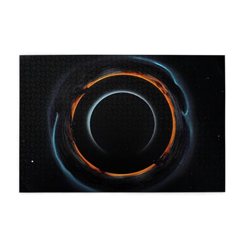 Mysterious Cosmic Black Holes Jigsaw Puzzles1000 Piece Educational Intellectual Wooden Puzzles, Fun Puzzles, Stress Relieving Puzzles von KINGNOYI