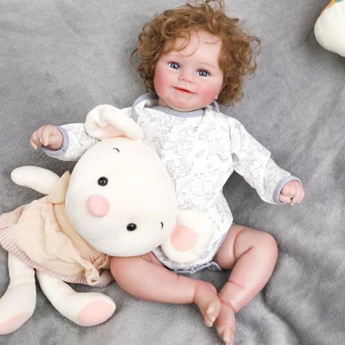 KINGWANT Babypuppen, 50,8 cm, Reborn Babypuppen, Junge, niedlich, weiches Viny, echte Lookling-Babypuppen mit Spielzeugzubehör für 3+ Jahre alte Kinder von KINGWANT