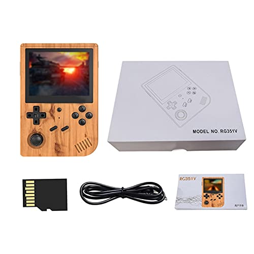 KINMRIS 2021 RG351V 128G 15000 3,5 Zoll Bildschirm Klassische Spielkonsole Retro Mini Portable Pocket Open Source System Video Handheld Spiele Geschenk von KINMRIS