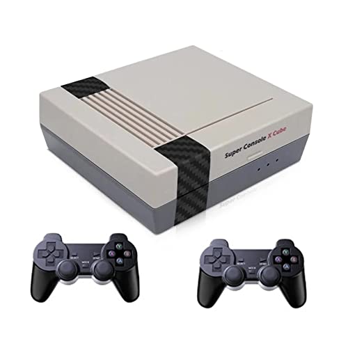 KINMRIS Super Console X Cube 50000 Videospiele Retro Klassische Spielkonsole mit zwei kabellosen Joysticks (X CUBE-256G) von KINMRIS