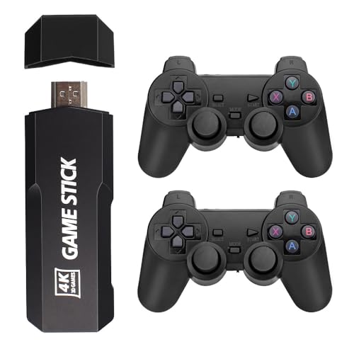 KINMRIS X2 Plus Retro Konsole Spielekonsole 128G 40000 Spielens 4K USB Wireless 40+ Emulatoren, Videospielkonsole Retro TV Spielkonsole HDMI-kompatible Videospiel-Sticks von KINMRIS