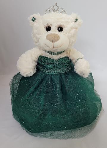 KINNEX COLLECTIONS SINCE 1997 Quitte Anos Quinceanera Letzte Puppe Teddybär mit Kleid (Mittelstück) ~ 30,5 cm ~ ARC09831-33 (Smaragdgrün) von KINNEX COLLECTIONS SINCE 1997