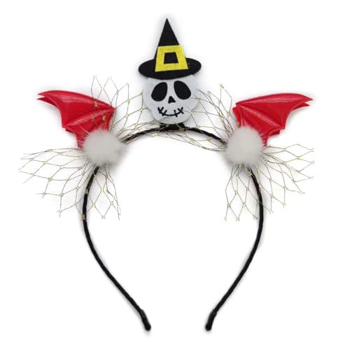 KINSPON Kopfbedeckung Gruseliges Halloween Blutiges Auge Stirnband Handgemachte Haarreifen Schmetterling Kopfbedeckung Geburtstag Cosplay Kopfbedeckung Kostüm von KINSPON