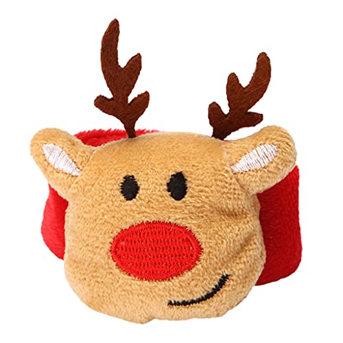 KINSPON Weihnachts-Armband, Puppen, 24,5 cm Länge, Plüsch für Handgelenk, für Kinder, für kreatives Handgelenk von KINSPON