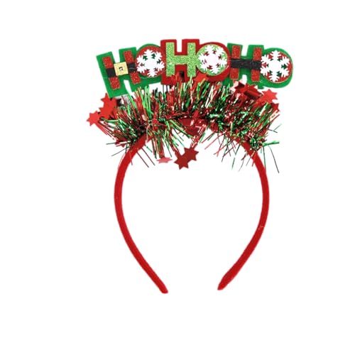 KINSPON Weihnachts-Elchkopf-Boppers-Stirnbänder, Kopfbedeckung, Haarreifen für Weihnachten, Kopfschmuck, Kostümparty-Zubehör von KINSPON