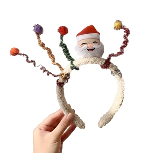 KINSPON Weihnachtsgeschenke Rentier Stirnbänder Kopfbedeckung Haarreifen für Weihnachten Kopfschmuck Verkleidung Party Supplies von KINSPON