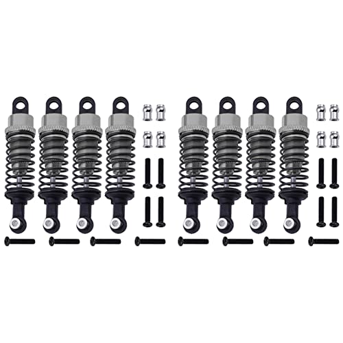 KINYARD Stoßdämpfer aus Aluminium, 8 Stück, A949-55 für 1/18 A959 A979 K929 A959-B (Grau) von KINYARD