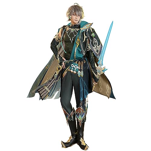 KIRA KIRA Genshin Impact Al Haitham Cosplay Kostüm Doki-SR Dendro Sumeru Genshin Impact Al Haitham Cosplay Outfits (XL) von KIRA KIRA