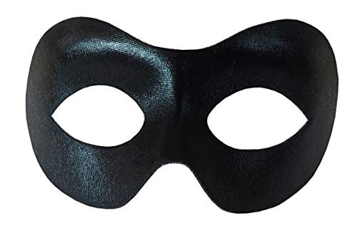 KIRALOVE Schwarze Karneval Maske - Herren - Damen - Kinder - Verkleidung - Halloween - Accessoires - Zorro - Küken - Herren Maske - Geschenkidee von KIRALOVE