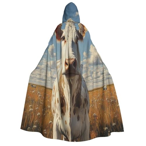 KIRROWE Cattle on the Prairie Hooded Cloak for Adults - Perfect Costume for Halloween Cosplays and Themed Parties von KIRROWE