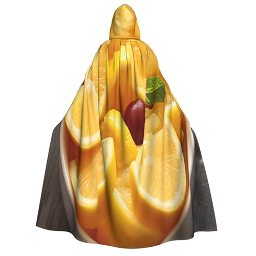 KIRROWE The taste of lemon Hooded Cloak for Adults - Perfect Costume for Halloween Cosplays and Themed Parties von KIRROWE