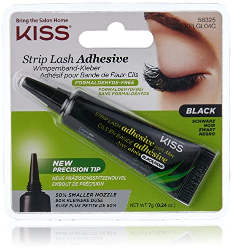 Kiss Strip Lash Adhesive with Aloe – 58325 Black by Kiss von KISS