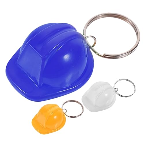 KITANDOVE 3St Schlüsselanhänger Mini-Bauschutzhelm Kette schlüsselorganizor schlüsselorganisation Zubehör für Schlüsselbund Taschenanhänger für Handtaschen Geldbörse Charme Zinklegierung von KITANDOVE