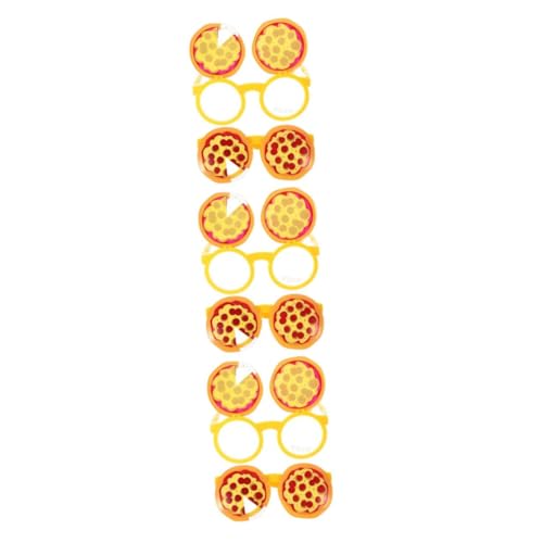 KITANDOVE 6 Stk Lustige Brille Party-sonnenbrille Brillen Für Frauen Lustige Pizza-brille Lustige Sonnenbrille Für Erwachsene Geburtstag Sonnenbrille Gefälligkeiten Frauen Brille Stuffer von KITANDOVE