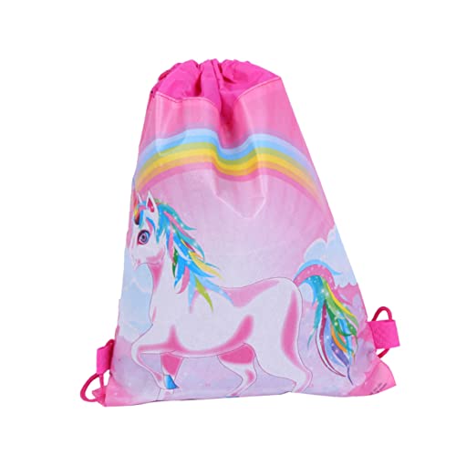 KITANDOVE 6 Stk Tasche mit Kordelzug Cinch-Sack-Tasche Kinderrucksack faltbarer Rucksack Kordelsack aufbewahrungssack aufbewahrungstüten einkaufstasche Kinder Outdoortasche Kinder Tasche von KITANDOVE