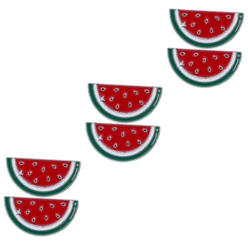 KITANDOVE 6 Stück Legierung Wassermelone Brosche Emaille Obst Brosche Pin Emaille Anstecknadel Palästina Anstecknadeln Pullover Brosche Strickjacke Clip Emaille Wassermelone Brosche Schal von KITANDOVE