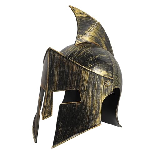 KITANDOVE Antiker römischer Kriegerhut römischer Helm Spartanischer Helm Halloweenkostüm the hallow Outfit Hüte Piratenhelm Cosplay-Kopfbedeckung Abschlussball Requisiten Griechenland bilden von KITANDOVE