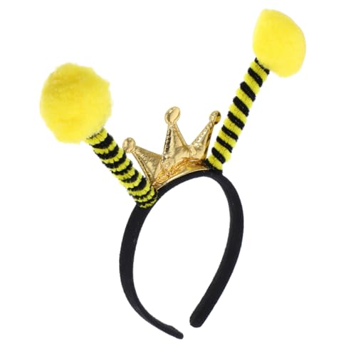 KITANDOVE Biene Stirnband Bienenkostümzubehör Für Damen Bienen-gastgeschenke Party-haar-accessoire Bienenantennen-stirnband -stirnband Kreatives Stirnband Eisen von KITANDOVE