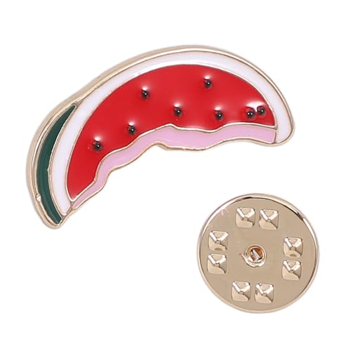 KITANDOVE Brosche Wassermelonen Schmuck schönes schmuck Gewandkragennadel Palästina-Flaggen-Pin damen kleider Hemd-Wassermelonen-Clips Hemdkragenclip Zinklegierung rot von KITANDOVE