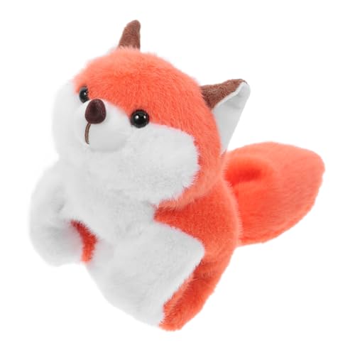 KITANDOVE Fuchs-plüsch-armband Kuscheltier-klapparmbänder Für Kinder Fuchsspielzeug Stofftier-armband Schlagarmbänder Für Kinder Schlagarmbänder Für Erwachsene Orange Pp Baumwolle von KITANDOVE