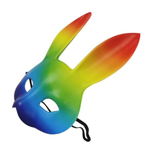 KITANDOVE Gruselige Halloween Hasenmaske Kostümmaske Für Party Festivalmaske Aus Eva Und Pu-leder Leicht Und Bequem Zum Tragen KITANDOVE Gruselige Halloween Hasenmaske Kostümmaske Für Party Festivalmaske Aus Eva Und Pu-leder Leicht Und Bequem Zum Tragen von KITANDOVE