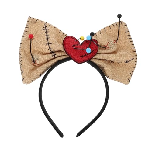 KITANDOVE Stirnband mit Schleife aus weichem Material für Cosplay Halloween-Kopfschmuck für Damen und Mädchen von KITANDOVE