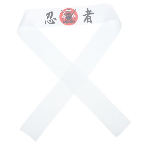 KITANDOVE Japanisches Kopftuch-stirnband Sushi-koch-kostüm Sushi-kostüm Japanisches Stirnband Für Frauen Breite Stirnbänder Für Damen Tragbares Japanisches Stirnband Karate-zubehör Polyester von KITANDOVE