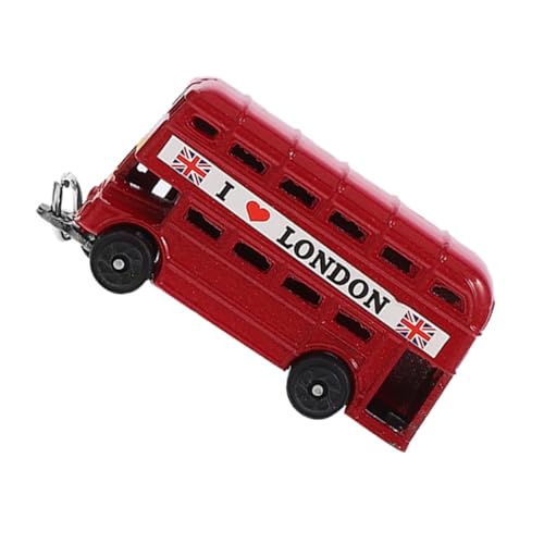 KITANDOVE London Bus Schlüsselanhänger Britischer Schlüsselanhänger Britischer Bus Schlüsselanhänger London Bus Schlüsselanhänger Souvenir Schlüsselanhänger Für Sammler London Souvenir von KITANDOVE