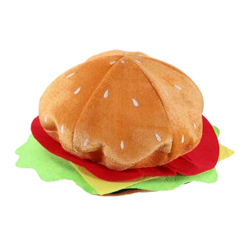 KITANDOVE Lustiger Hamburger-hut Als Party-kopfbedeckung Cartoon-burger-kostümzubehör Für Karneval Halloween Und Festliche Requisiten Leicht Und Tragbar KITANDOVE Lustiger Hamburger-hut Als Party-kopfbedeckung Cartoon-burger-kostümzubehör Für Karneval Halloween Und Festliche Requisiten Leicht Und Tragbar von KITANDOVE