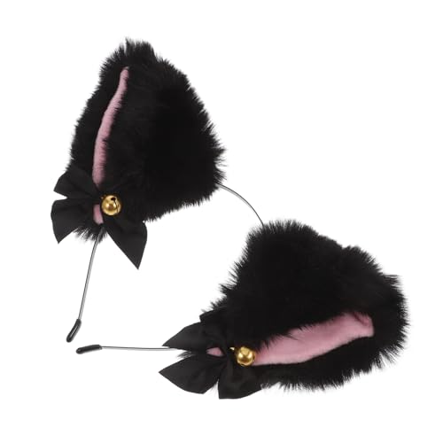 KITANDOVE Plüsch-fuchsohren-stirnband, Cosplay-stirnband, Party-stirnband, Dekoration, Halloween-stirnband, Niedliches Pelziges Tierohr-haar-accessoire von KITANDOVE