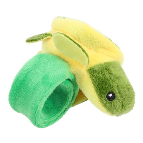 KITANDOVE Plüschring Schildkrötenarmband Für Kinder Plüsch-schildkröten-armbänder Kuscheltier-armbänder Meeresschildkröten-Armband Schlagarmband Kuscheltiere Pp Baumwolle Dark Green von KITANDOVE