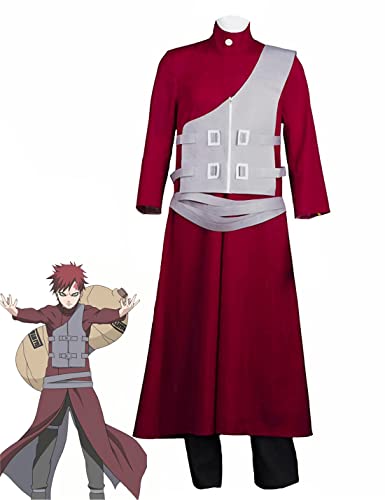 Anime Cosplay Kostüm Gaara Weste Uniform Anzüge Halloween Party Mantel Hosen Outfits von KITAT